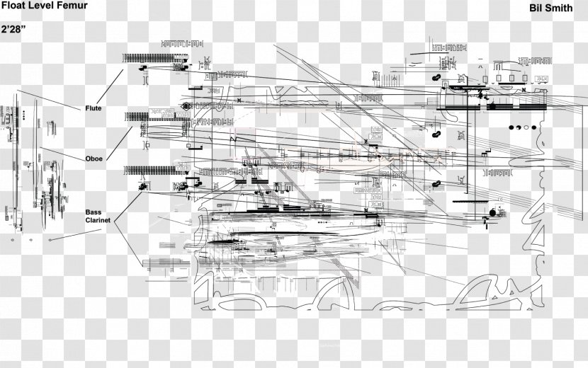 Technical Drawing Line Art Sketch - Oboe Transparent PNG