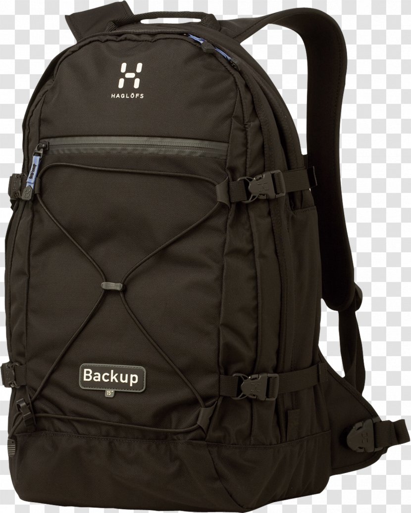 Backpack Laptop Haglöfs Backup - Black - Image Transparent PNG
