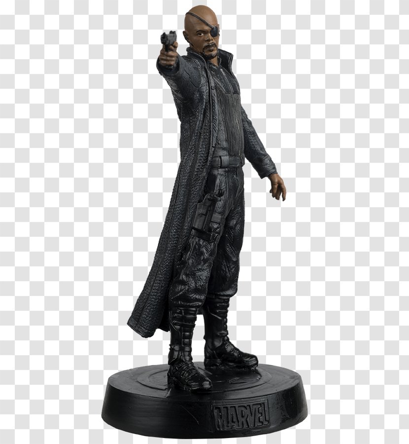 Nick Fury Marvel Cinematic Universe The Classic Figurine Collection - Captain Transparent PNG