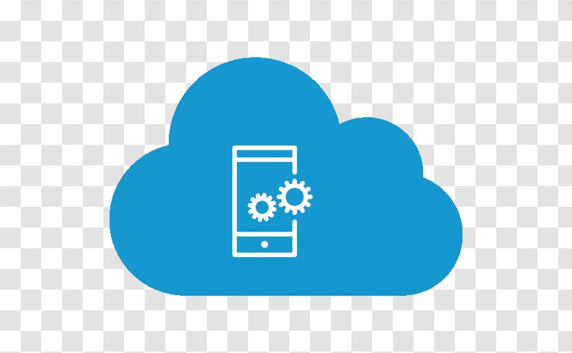 Cloud Computing Mobile App Development Customer Service - Blue Transparent PNG