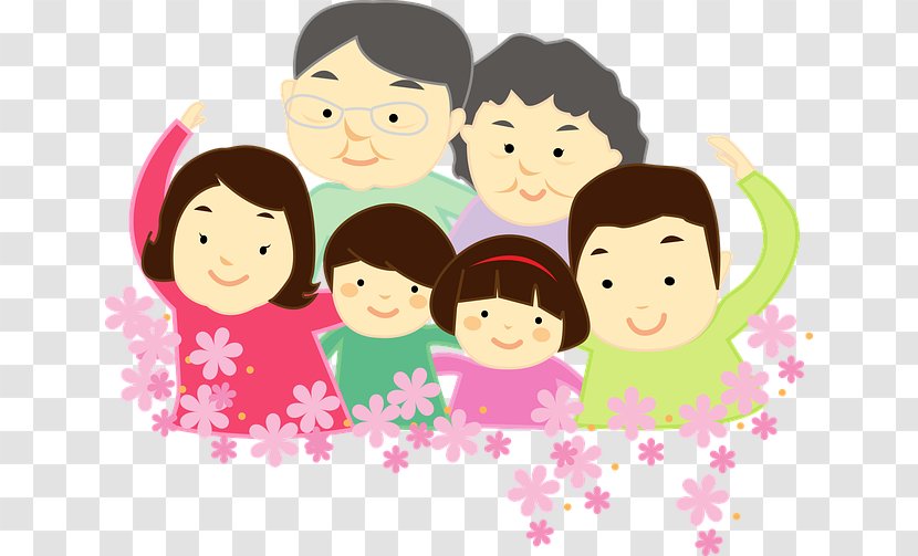 Anniversary Family Wish Father Happiness - Cartoon Transparent PNG