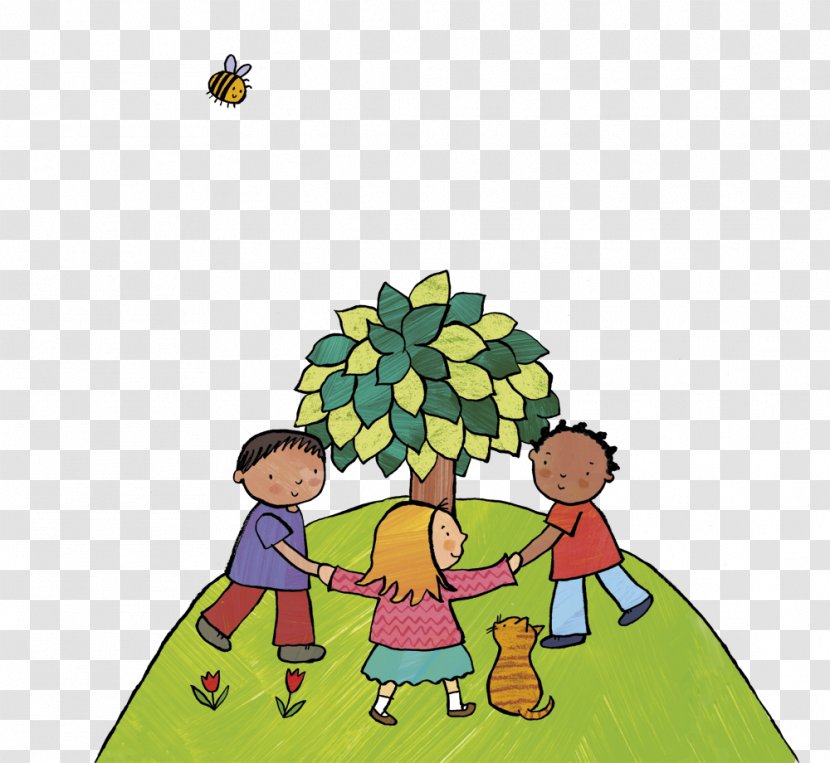 Clip Art Here We Go Round The Mulberry Bush Illustration Image Transparent PNG
