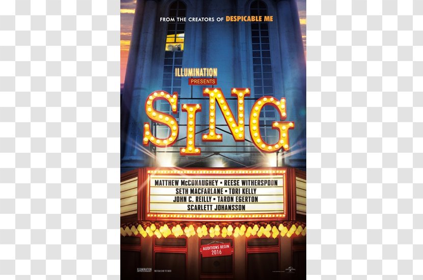 Logan Film Poster Outdoor Cinema - Sing Movie Transparent PNG