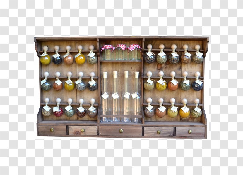 Vinaigrette Shelf Furniture Spice Kitchen - Armoires Wardrobes - Pots Transparent PNG
