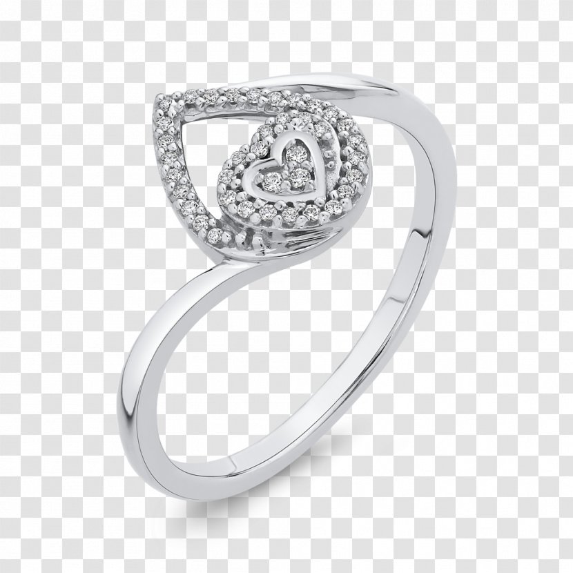 Engagement Ring Solitaire Carat Diamond - Wedding - 10k White Gold Transparent PNG