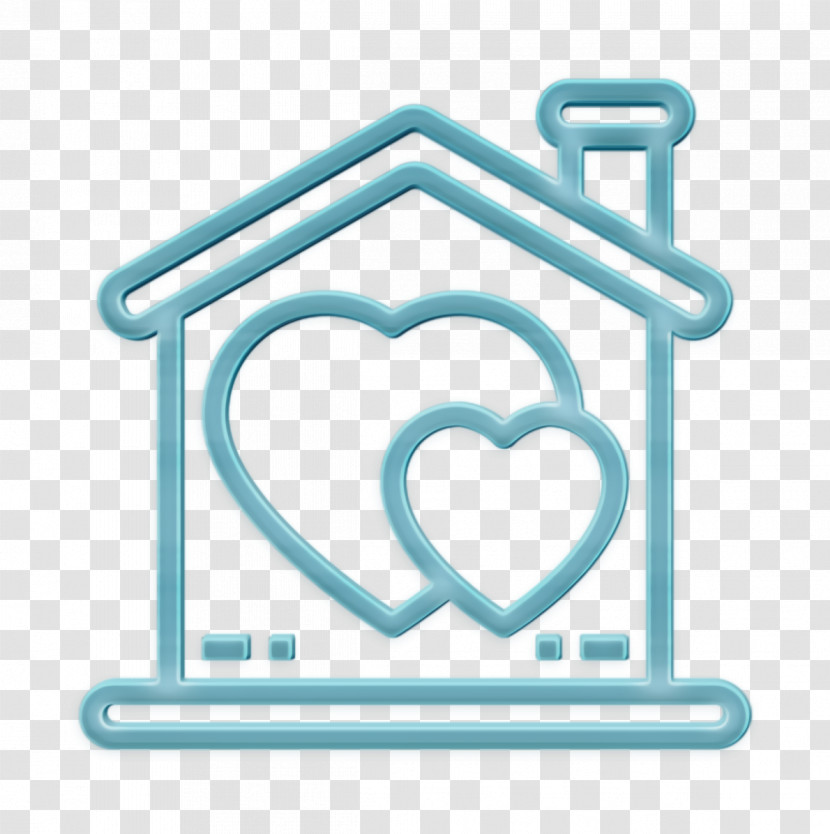 Home Icon Shelter Icon Heart Icon Transparent PNG