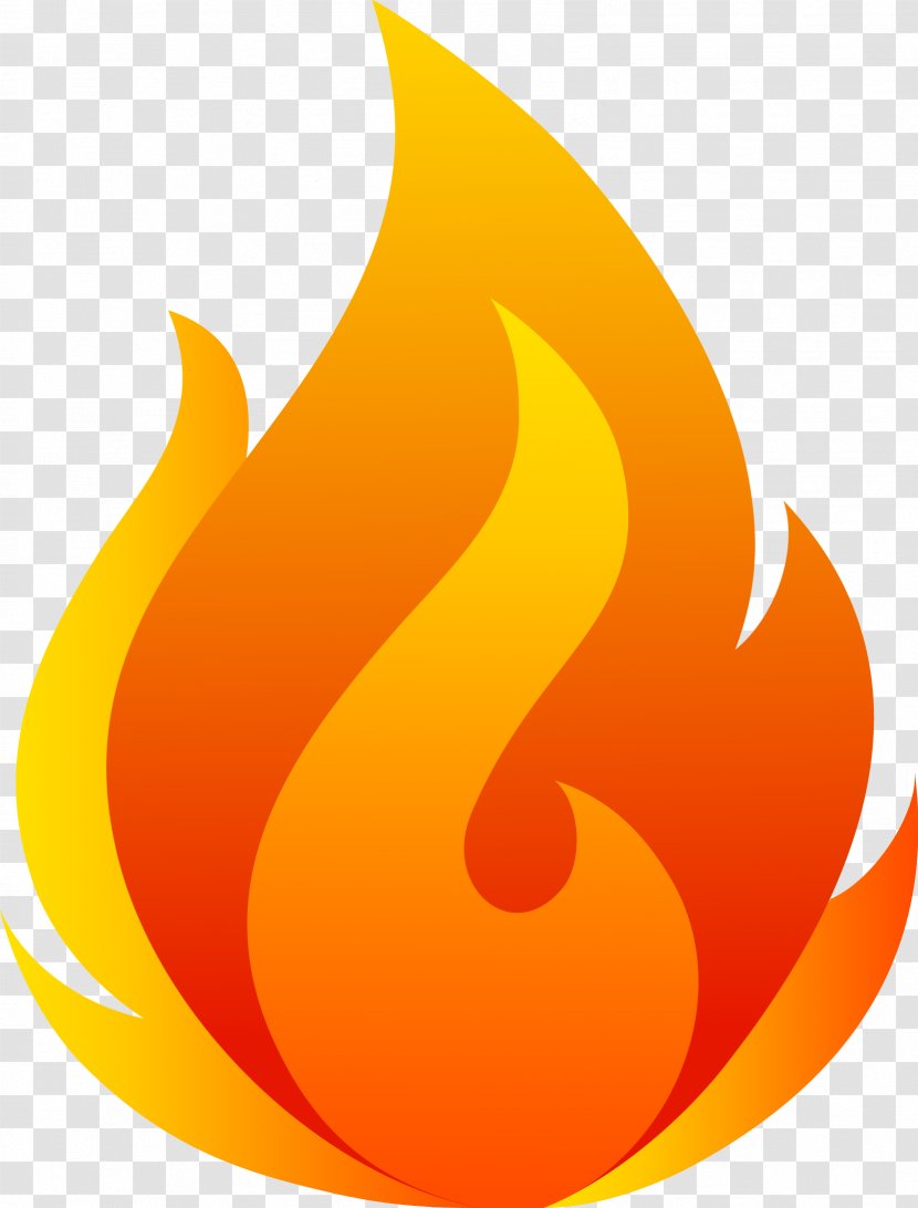 Cool Flame Fire - Orange - Flaming Transparent PNG