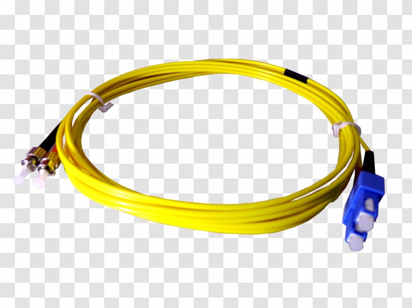 Optical Fiber Electrical Cable Coaxial Optics Connector - Jumper Cables Transparent PNG