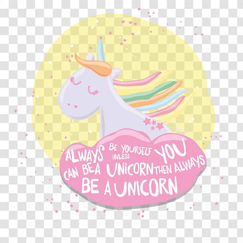 Text Illustrator Unicorn - Silhouette - Illustration Transparent PNG