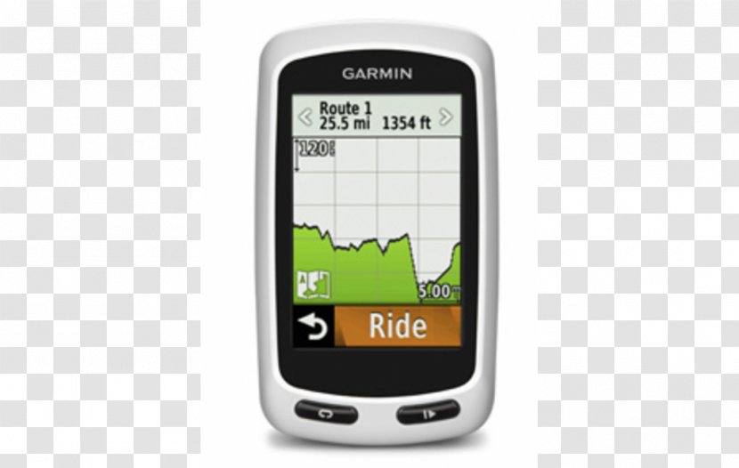 GPS Navigation Systems Bicycle Computers Garmin Edge Touring Plus - Mobile Device Transparent PNG