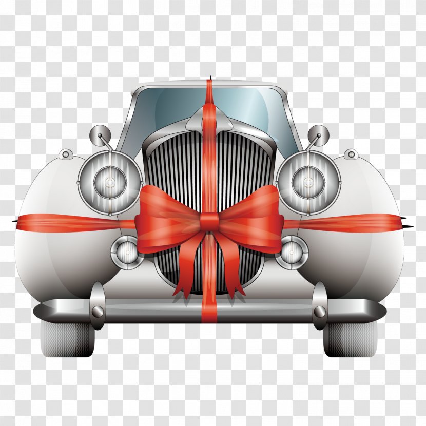 Vintage Car Clip Art - Cartoon - Fine Wedding Transparent PNG