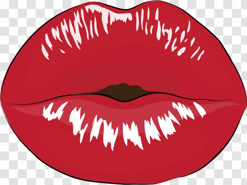 Lip Mouth - Flower - Kiss Transparent PNG