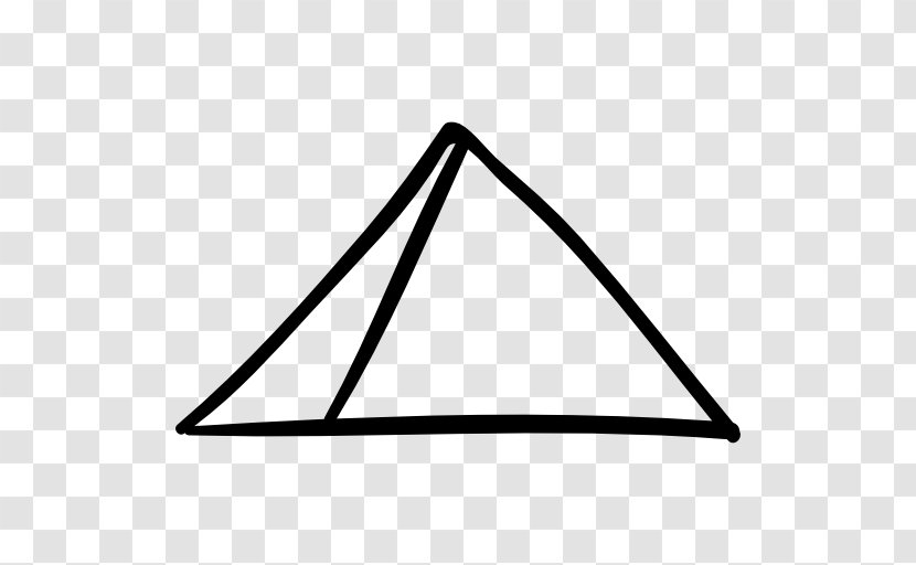 Egyptian Pyramids Square Pyramid Triangle Shape - Hand-painted Tent Transparent PNG