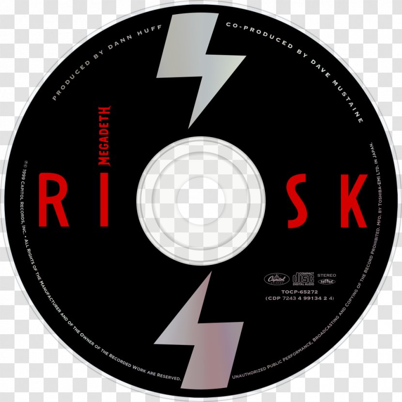 Compact Disc Killing Is My Business... And Business Good! Risk Megadeth - Watercolor Transparent PNG