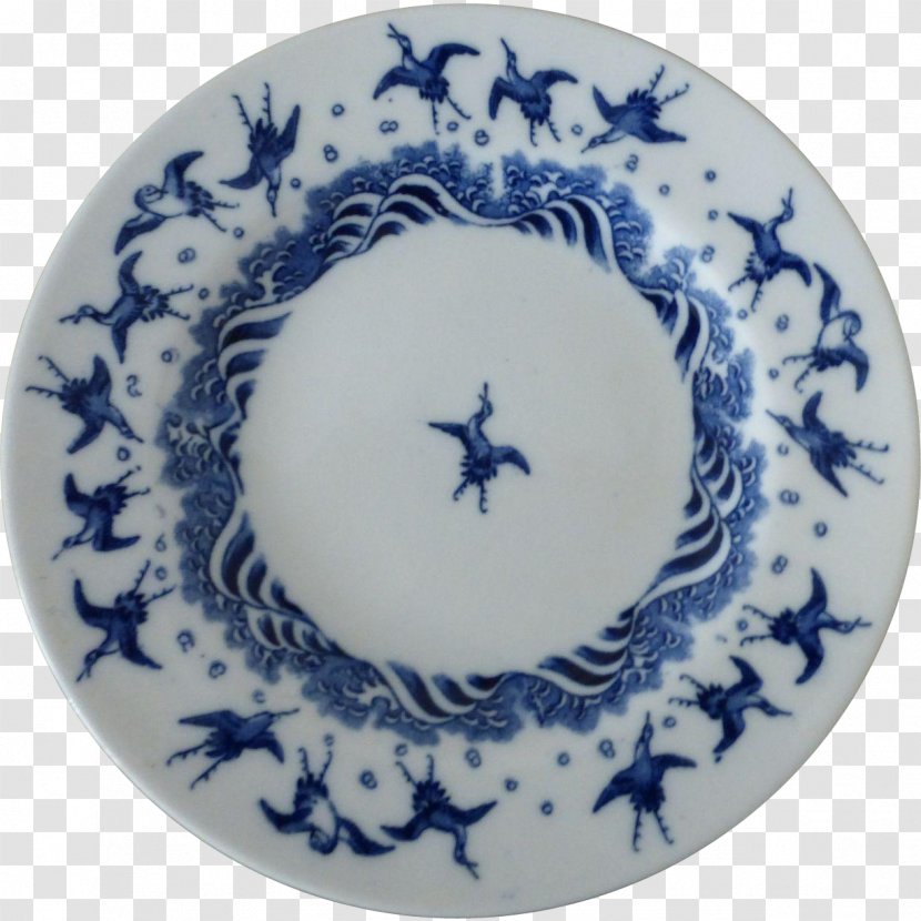 Porcelain Blue And White Pottery Tableware Ceramic Transferware - Bowl - Plate Transparent PNG