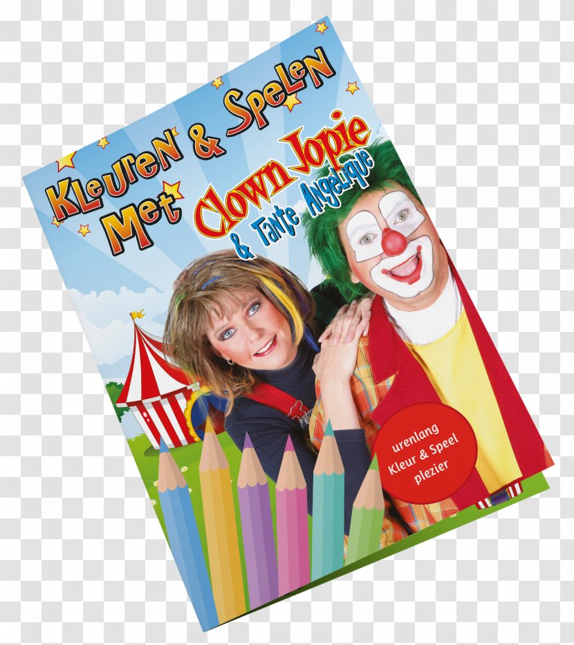 Coloring Book Clown - Online And Offline - Circus Joker Transparent PNG