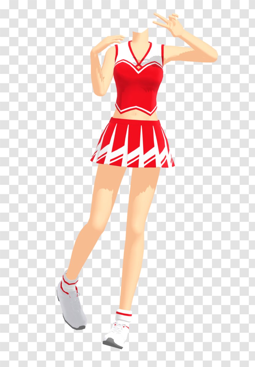 Cheerleading Uniforms Clothing Costume - Watercolor - Model Transparent PNG