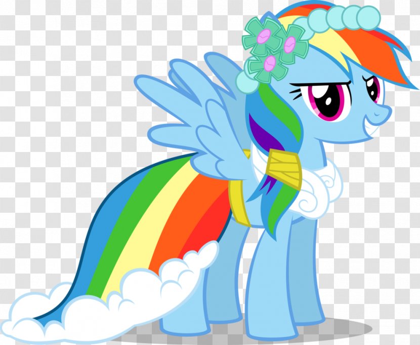 Rainbow Dash Rarity Princess Cadance Wedding Dress - Horse Like Mammal Transparent PNG