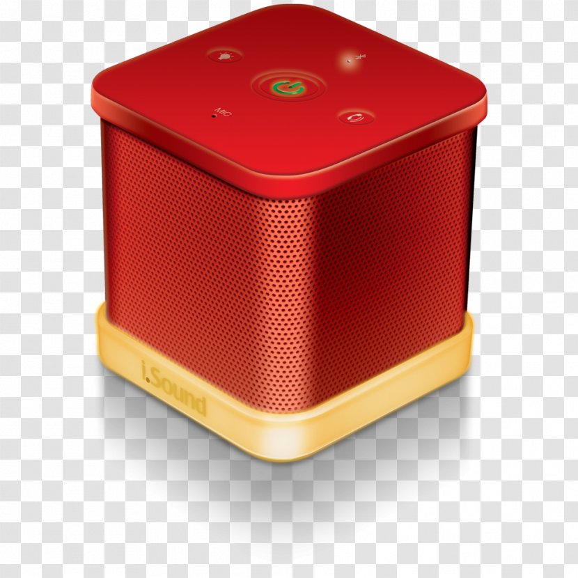 ISound IGlowsound DreamGear Twist Mini Bluetooth Speaker - Loudspeaker - Red DG-iSound-6367 Grille Wireless SpeakerRechargeable Battery Symbol Transparent PNG