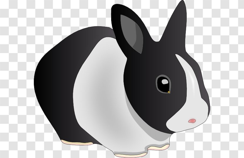 Easter Bunny Domestic Rabbit Clip Art - Whiskers Transparent PNG