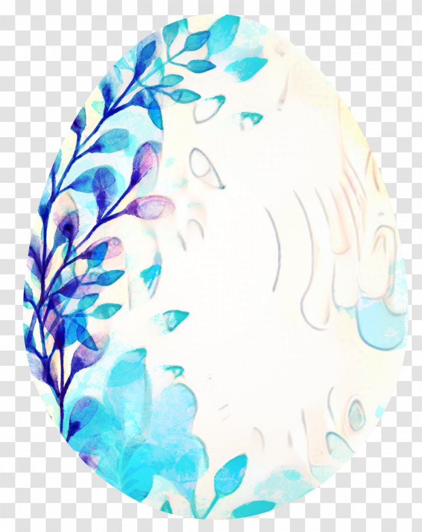 Easter Egg Background - Hunt - Turquoise Aqua Transparent PNG