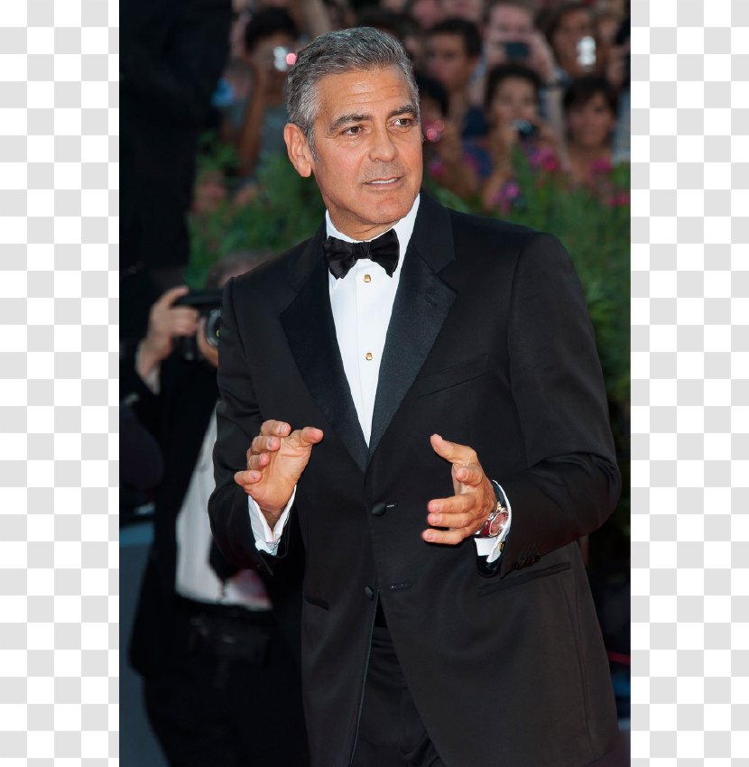 Suit Formal Wear Blazer Outerwear Necktie - Flooring - George Clooney Transparent PNG