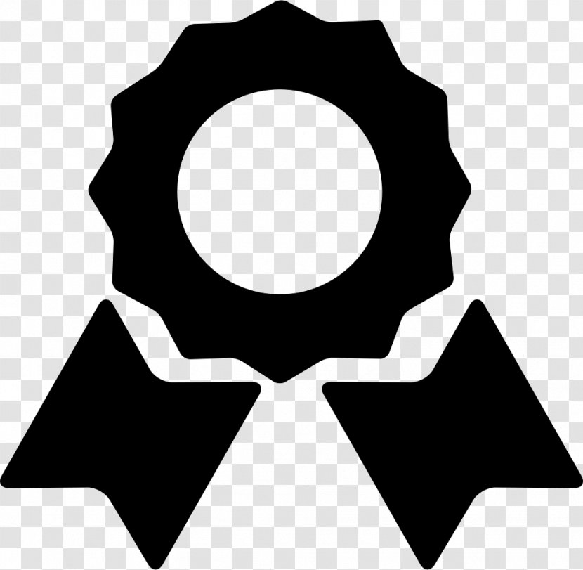 Award - Medal - Black And White Transparent PNG