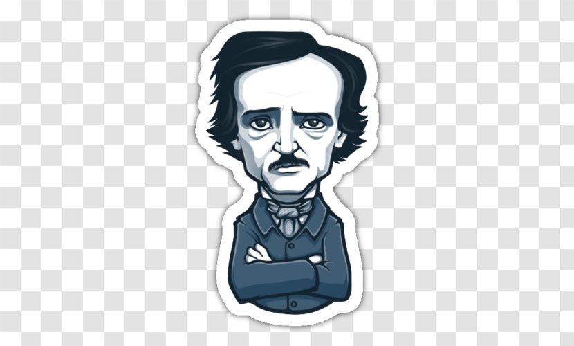 Edgar Allan Poe The Black Cat Telegram Sticker - Short Story Transparent PNG