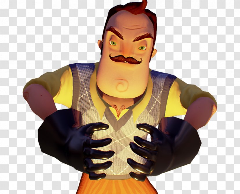 Hello Neighbor Minecraft Video Games Roblox Character Bendy Fanart Transparent Png - roblox muscle game