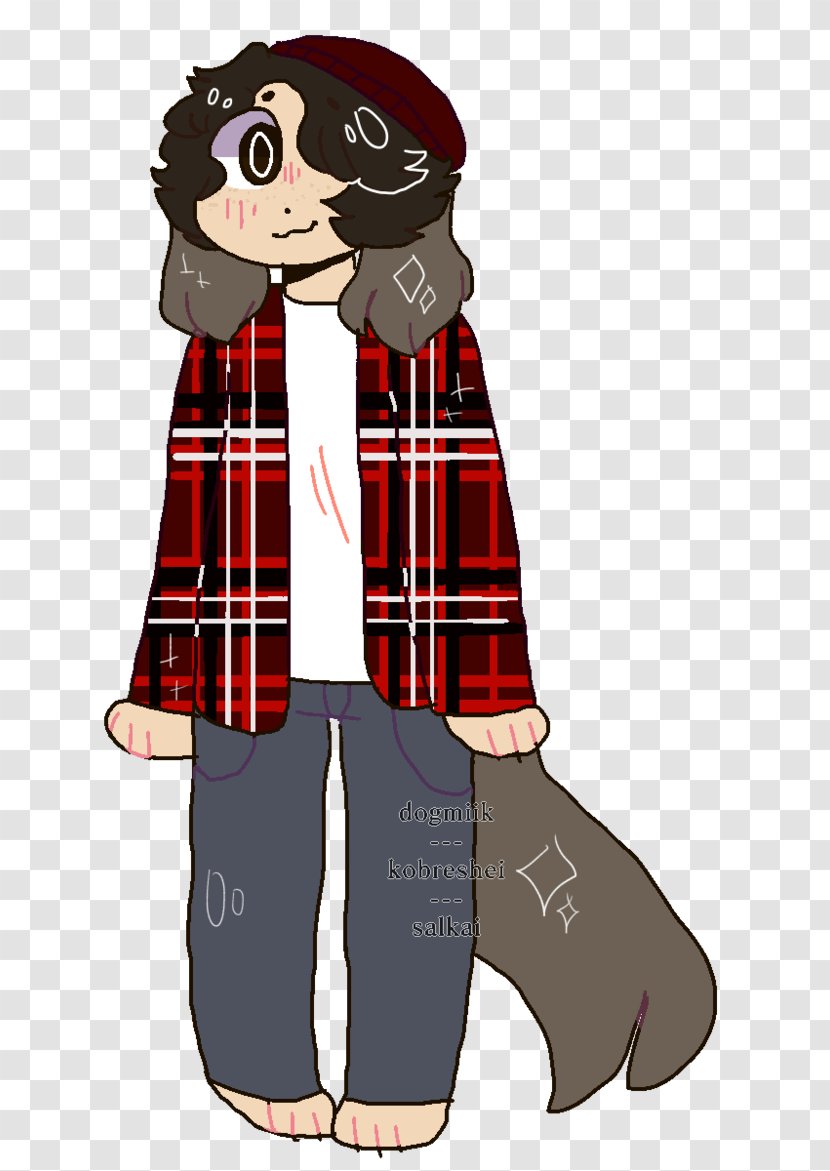 Tartan Cartoon Character Animal - Finn Wolfhard Transparent PNG