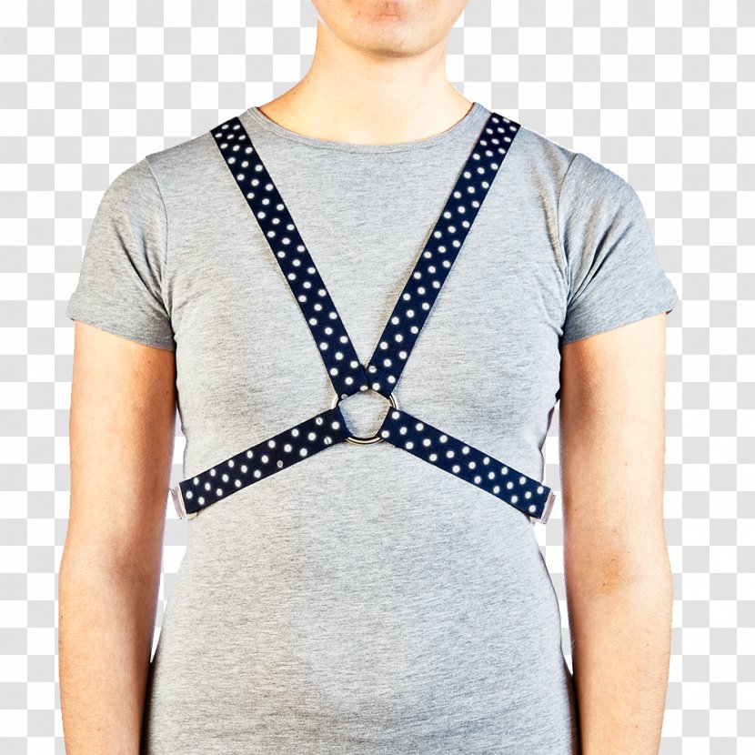 T-shirt Cobalt Blue Shoulder Sleeve Transparent PNG