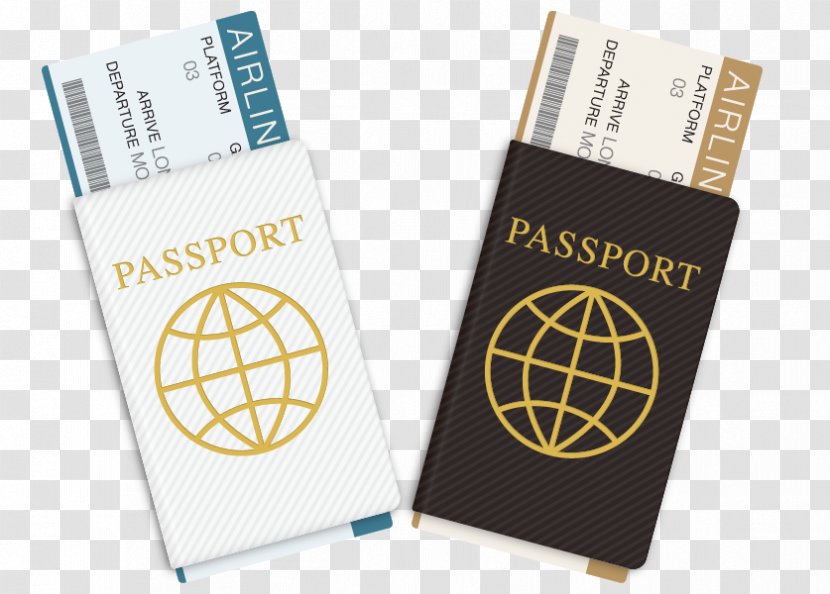 Passport Download - Vector Travel Ticket For Free Transparent PNG