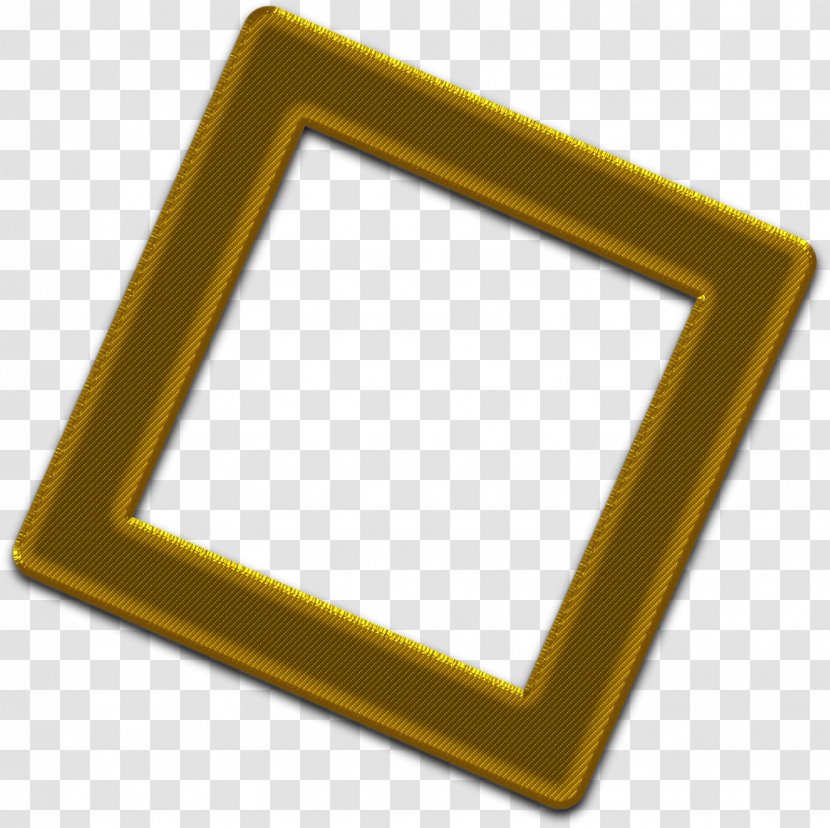 Rectangle Square Yellow - Frames Transparent PNG
