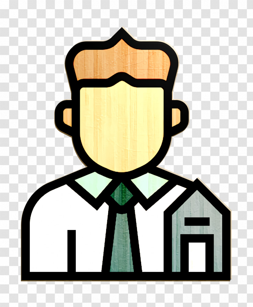 Real Estate Icon Seller Icon Jobs And Occupations Icon Transparent PNG
