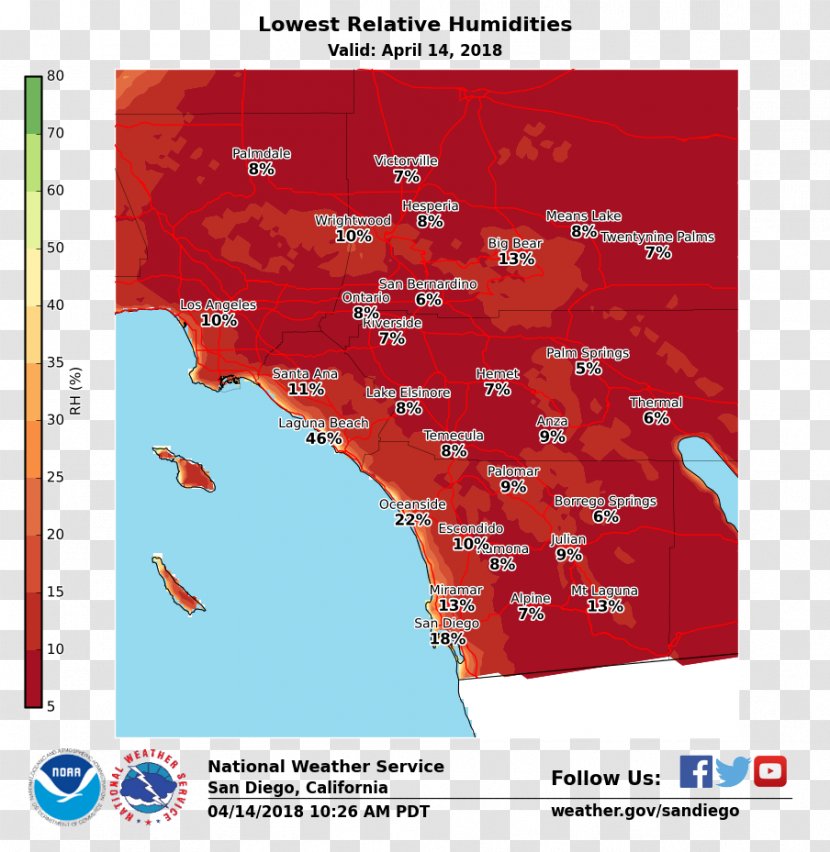 Southern California Los Angeles Daily News Winter Weather Advisory The San Bernardino Sun - Heat Wave - Socal Media Transparent PNG
