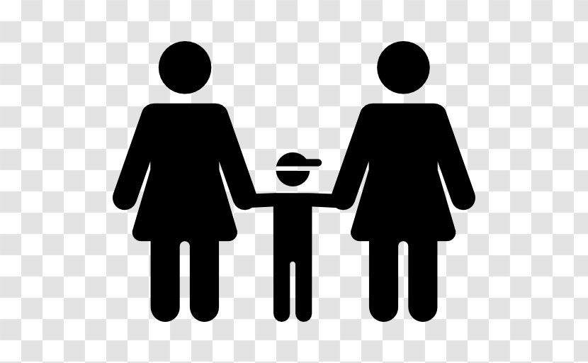 Mother Father Child Son - Human Behavior - Family Linear Fashion Figures Transparent PNG