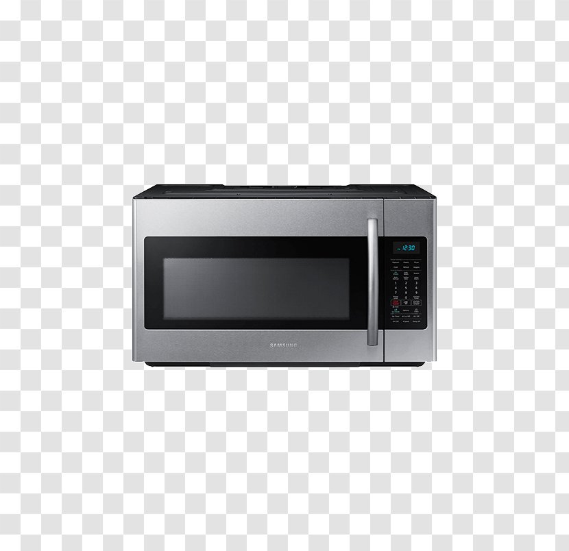 Samsung Microwave ME18H704SF 1.8 Cu Ft Over-the-Range H704 Ovens Electronics - Kitchen Transparent PNG