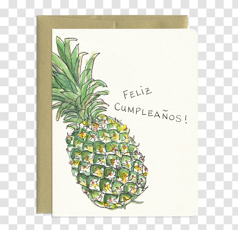 Pineapple Greeting & Note Cards Birthday Wish - Gotamago - Funny Transparent PNG