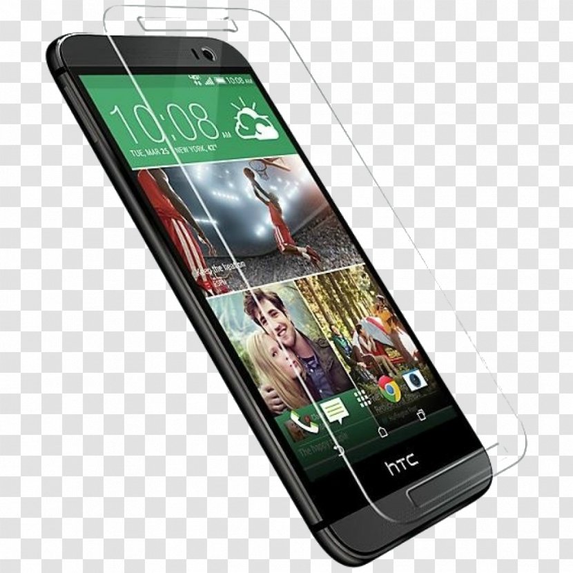 HTC One (M8) M9 Screen Protectors Toughened Glass - Smartphone Transparent PNG