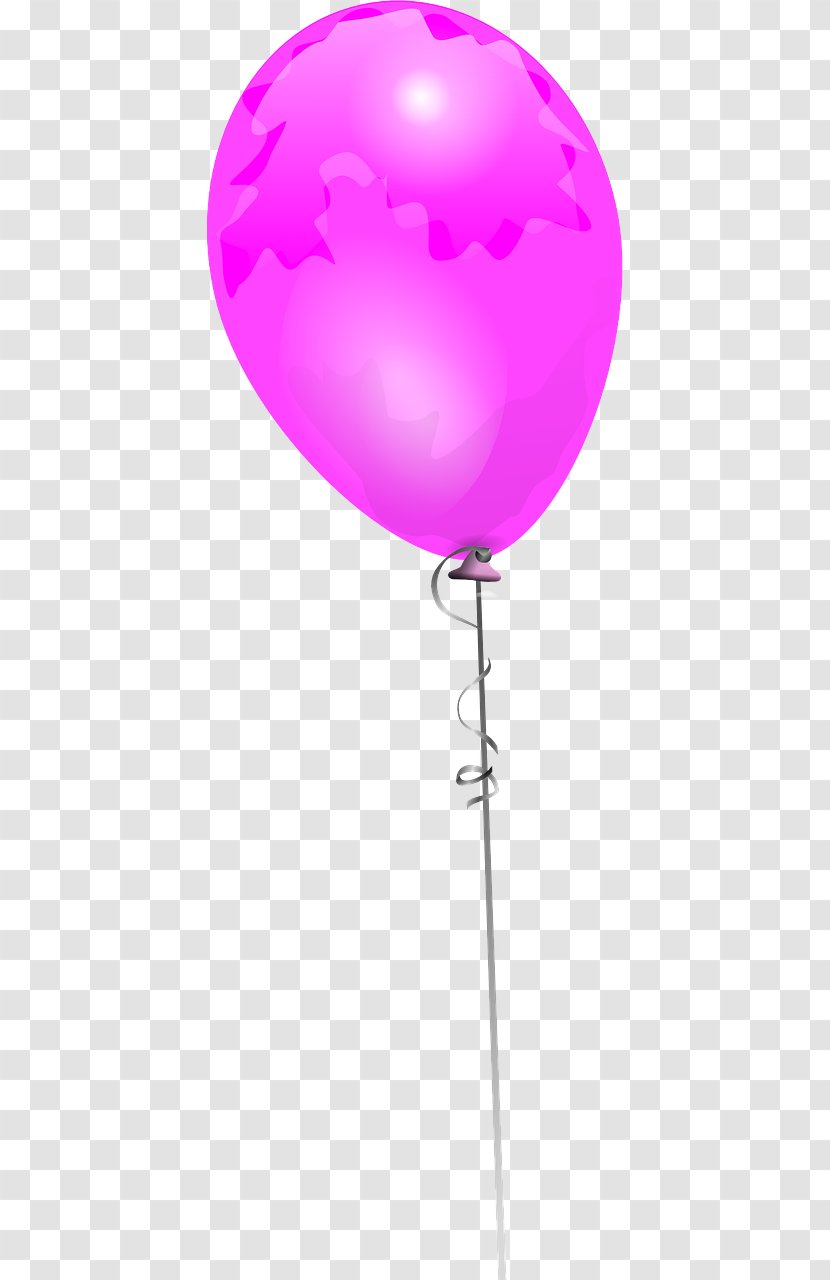 Toy Balloon Helium Gas Birthday - Magenta Transparent PNG