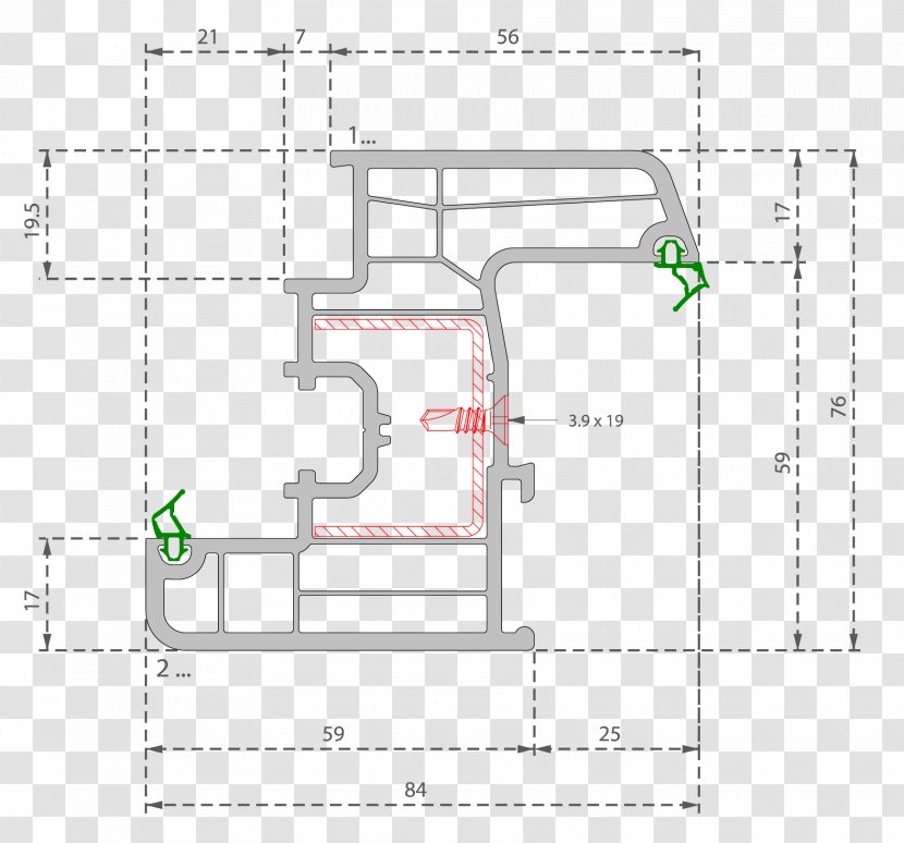 Drawing Land Lot Line - Area Transparent PNG