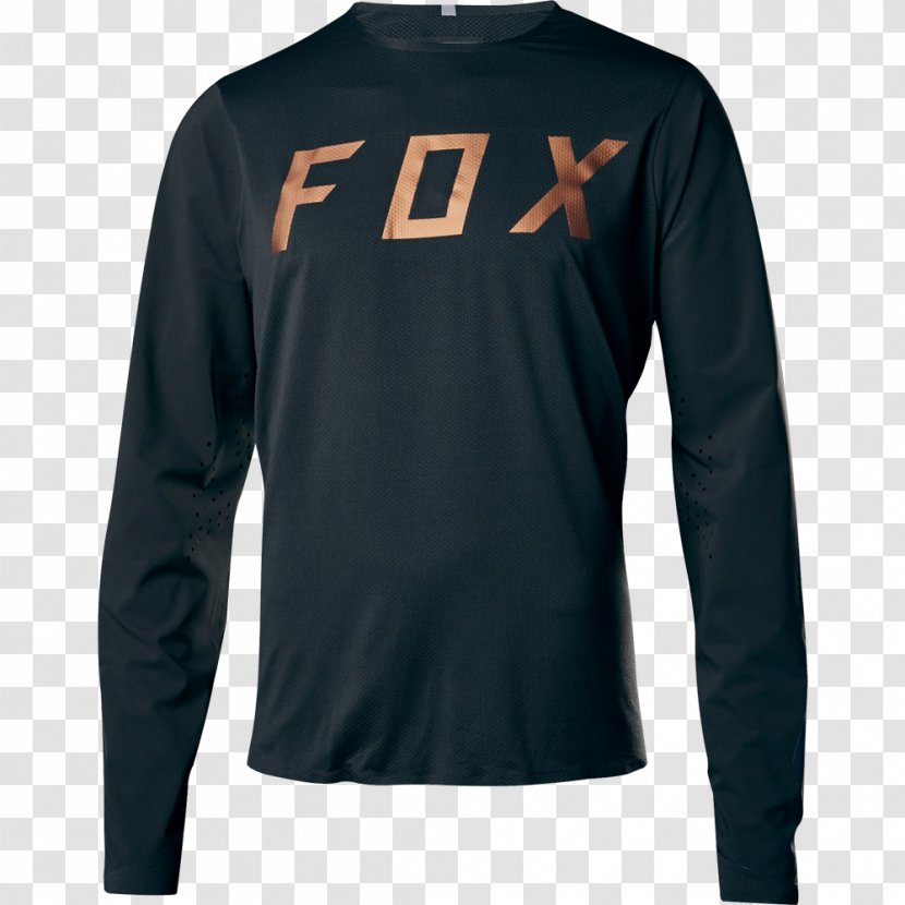 T-shirt Fox Racing Cycling Jersey Clothing - Sweatshirt Transparent PNG