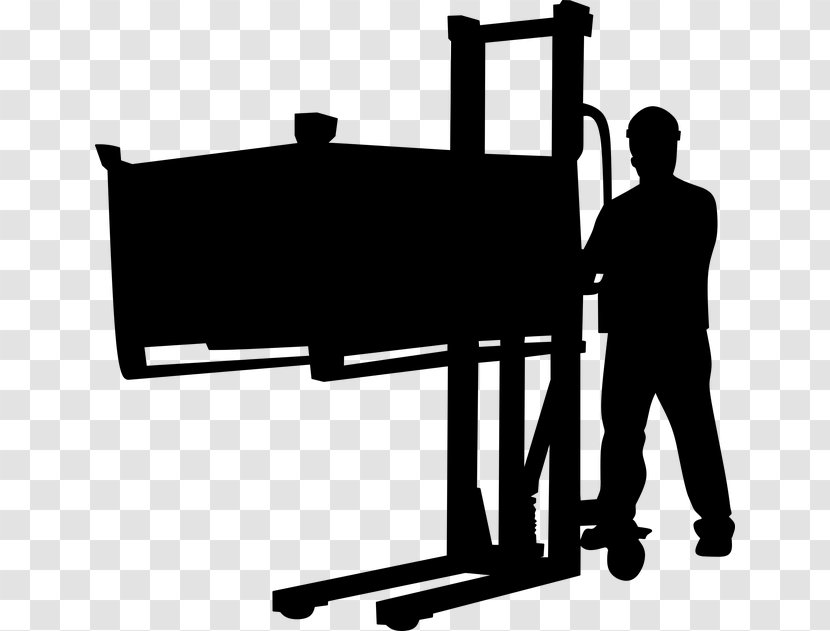 Factory Cartoon - Silhouette - Industry Forklift Transparent PNG