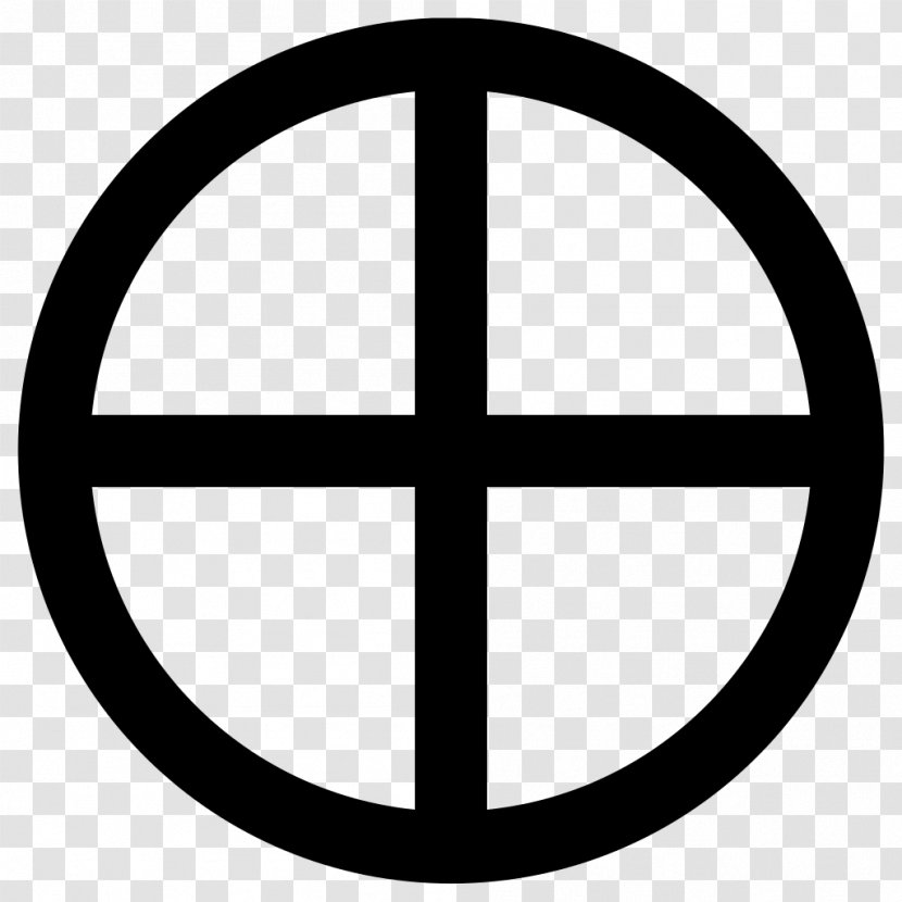 Earth Symbol Sun Cross Astrological Symbols Transparent PNG