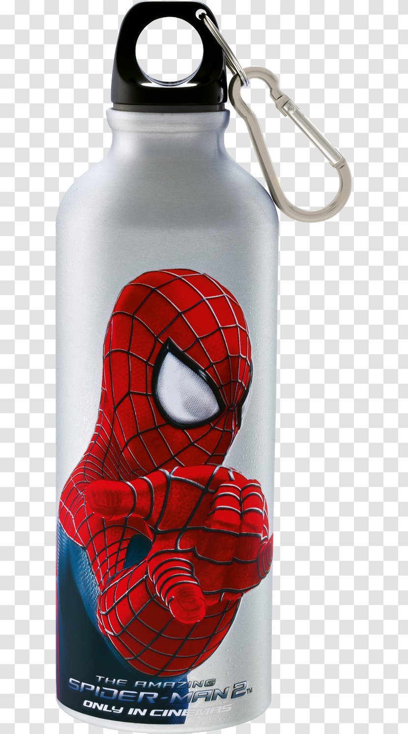 Spider-Man Marvel Comics Superhero Movie Water Bottles - Amazing Spiderman 2 - Spider-man Transparent PNG