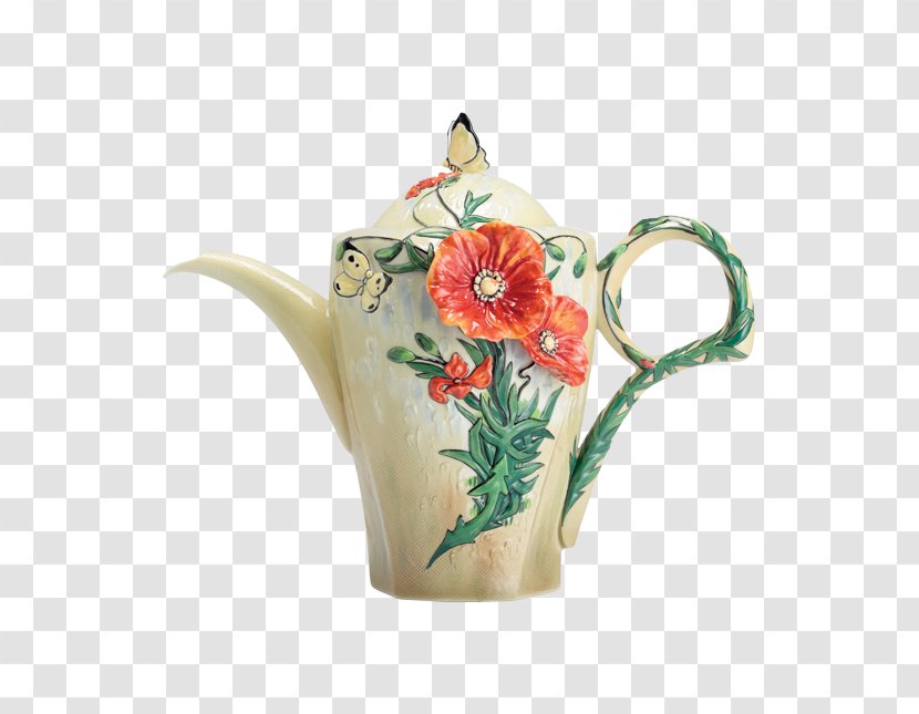 Teapot Franz-porcelains Flower - Teacup - Tea Transparent PNG