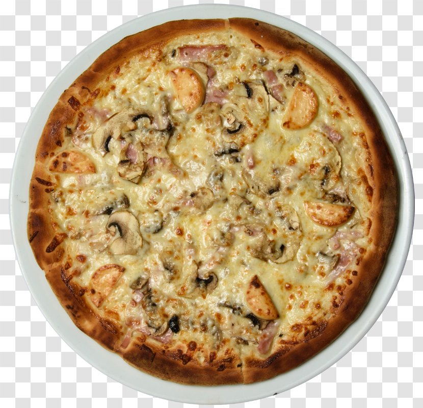 California-style Pizza Sicilian Cheese Carbonara Transparent PNG