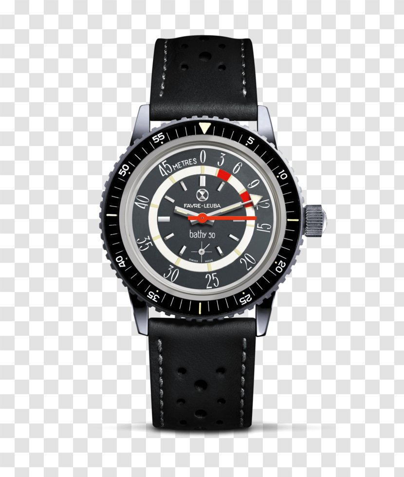 Diving Watch Favre-Leuba Brand Strap Transparent PNG