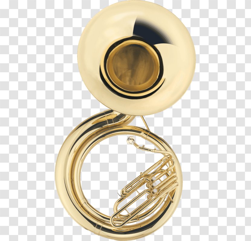 Sousaphone Brass Instruments Tuba Trumpet Musical - Cartoon Transparent PNG