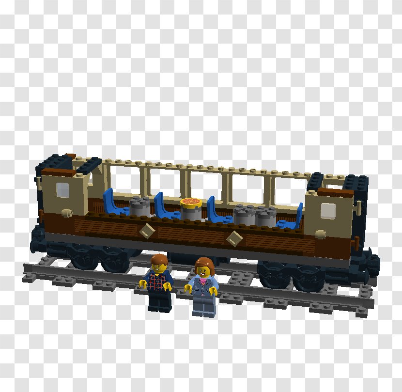 Railroad Car Passenger Rail Transport Locomotive Goods Wagon - Cargo - Lego Chef Transparent PNG